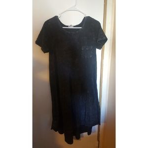 Lularoe Black Acid Wash Carly xs
